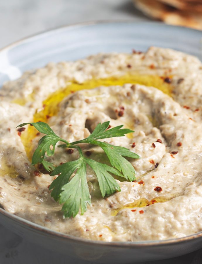 Бабагануш вкуснейшая закуска из сочных баклажанов